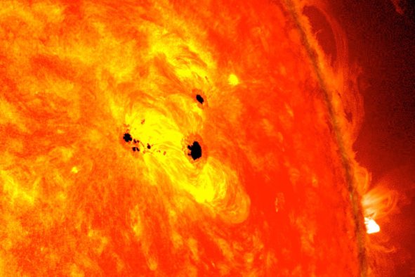 Solar Flare Warnings as Sunspot Numbers Hit 23-Year-High