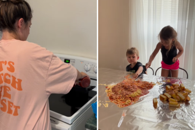 Mom Defends Unconventional Way She Serves Dinner to Her Three Kids