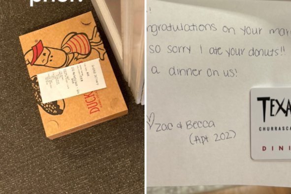 Woman Eats Take Out She Finds Outside Her DoorâThen Gets Note From Neighbor