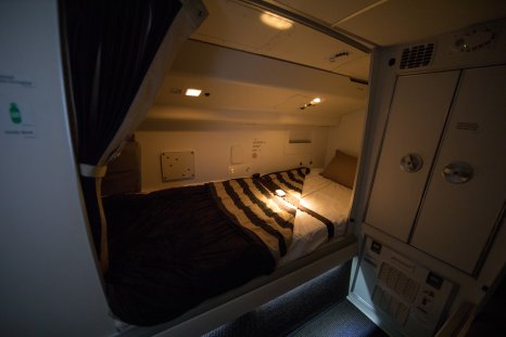 Horror As Flight Attendant Reveals Inside of 'Coffin' Crew Bunk on Plane