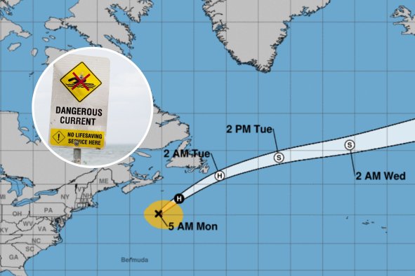 Ernesto Goes Hurricane Again as East Coast Sees 'Life-Threatening' Currents