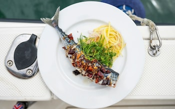 Szechuan mackerel with shredded potato salad recipe