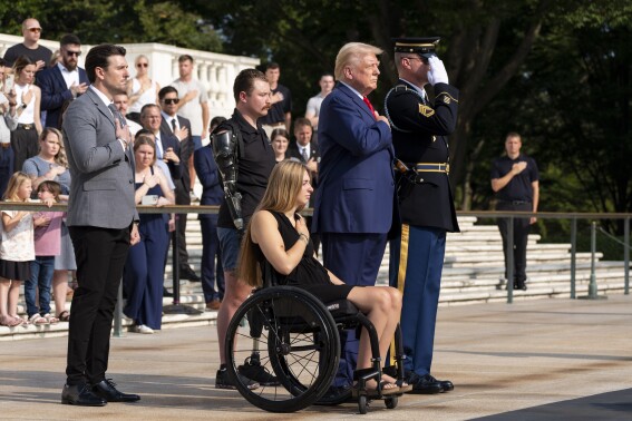 Trump campaign was warned not to take photos at Arlington before altercation, defense official says