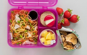 How to make healthy school packed lunches in under 10 minutes