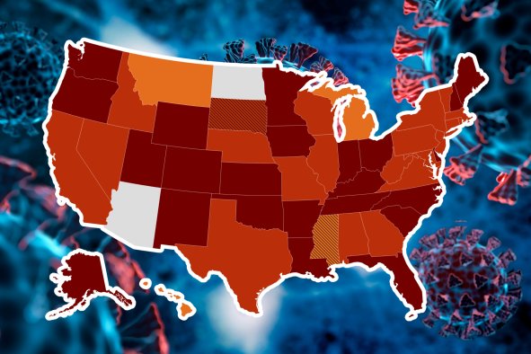 COVID Map Update Reveals States With 'Very High' Wastewater Viral Activity