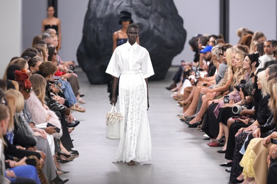 Bold looks among boulders at Michael Kors’ New York Fashion Week show