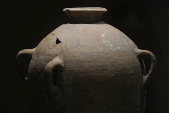 The ancient jar smashed by a 4-year-old is back on display at an Israeli museum after repair