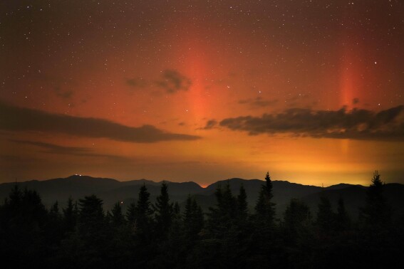 Solar storms may cause faint auroras overnight in parts of Northern Hemisphere