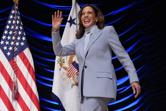 Voters view Harris more favorably as she settles into role atop Democratic ticket: AP-NORC poll