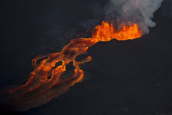 Watch: Lava 'Cascades' Into Crater As Hawaii Volcanic Eruption Continues