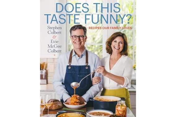 Stephen &amp; Evie Colbert offer a cookbook that’s also a window on their lives