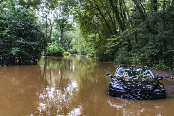 Officials warn that EVs could catch fire if inundated with saltwater from Hurricane Helene