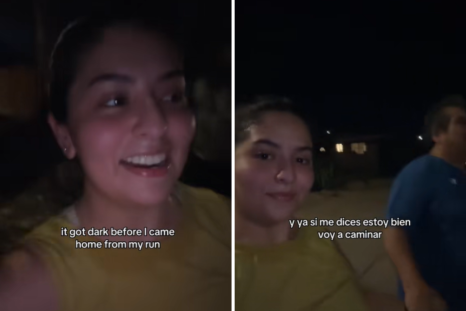 Dad's Beautiful Gesture to Daughter Jogging at Night