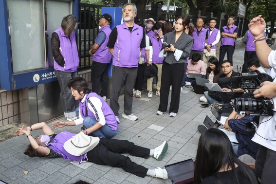 South Korean court gives prison sentences to 3 police officers over deadly 2022 Halloween crush