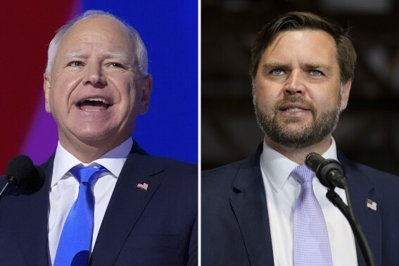 Walz and Vance will meet in their first and possibly only vice presidential debate