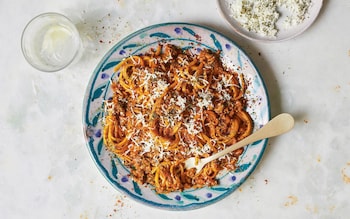 One-pot spiced mince linguine