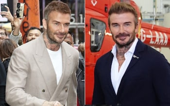 Embrace your age, Becks – your dye job is fooling nobody