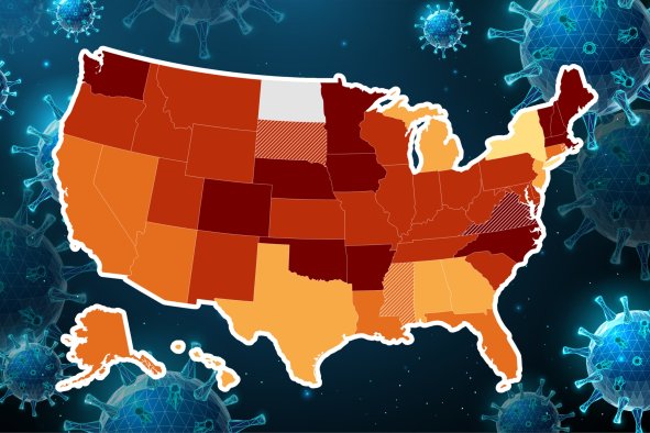 COVID Map Update Shows US States With 'Very High' Wastewater Viral Activity