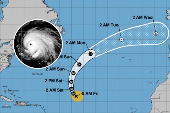 Hurricane Kirk Worsens to Category 4 as Winds Hit 145mph