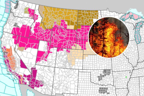 'Red Flag' Fire Warnings for 11 Western States