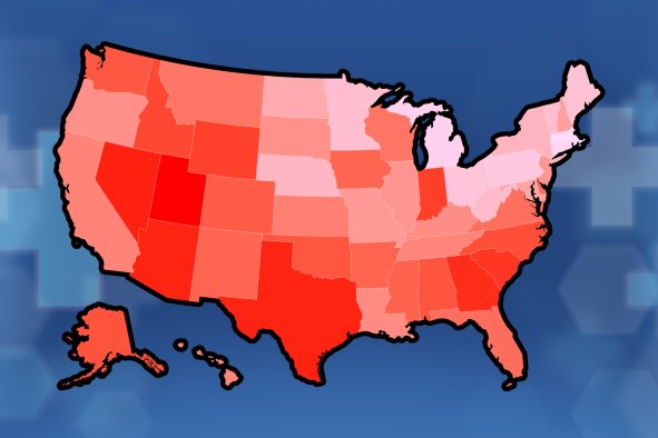 Map Reveals US States Where Healthcare Is Least Accessible