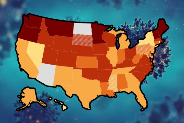 COVID Map Update: 'Very High' US Virus Wastewater Activity Shifts North