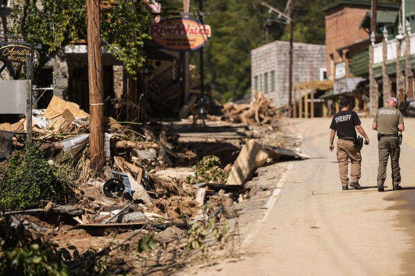 FACT FOCUS: Online posts make unfounded claims about a helicopter delivering aid in North Carolina