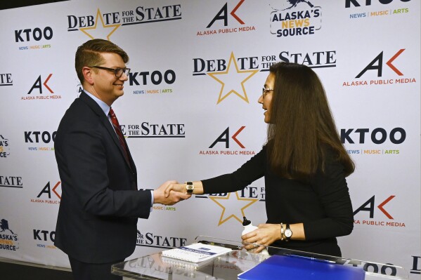 Alaska US Rep. Peltola and Republican opponent Begich face off in wide-ranging debate