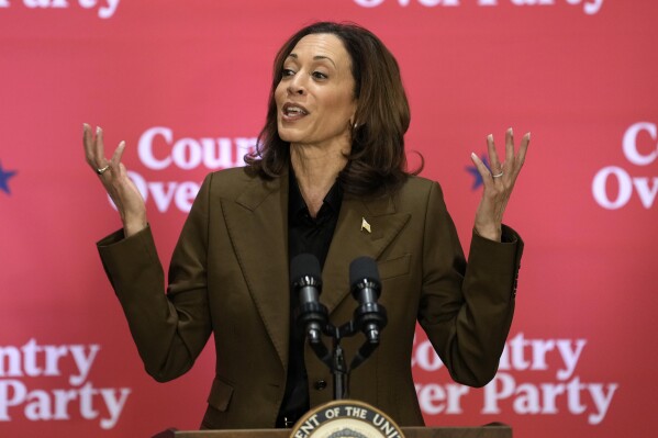 Are male voters reluctant to vote for a woman? Harris’ backers are confronting the question head on