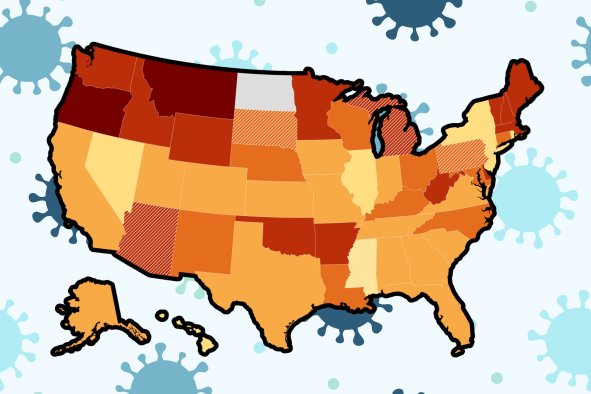 COVID Map Update: US States With 'Very High' Wastewater Viral Activity