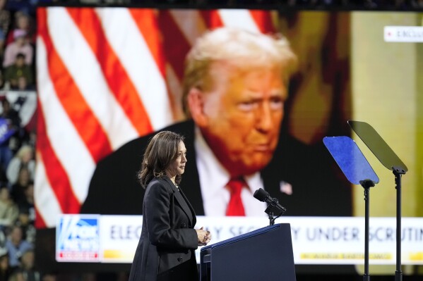 Trump emphasizes hypermasculinity as he and Harris pursue male voters