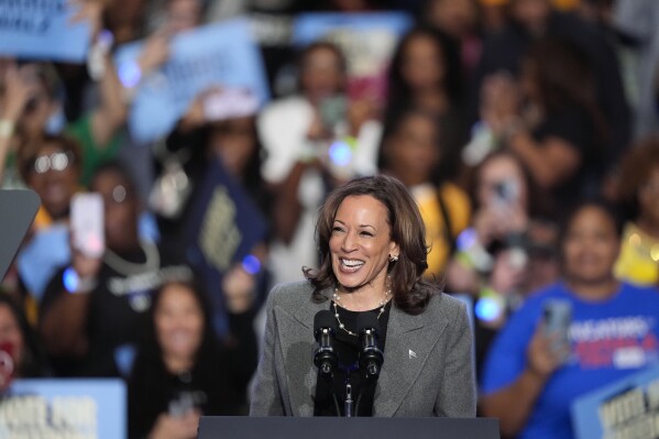 Harris is attending church in Georgia and encouraging Black congregants to vote