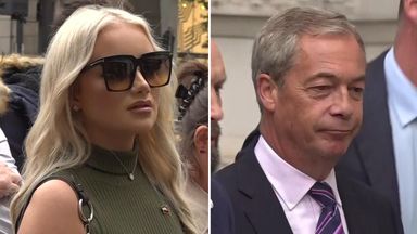 Woman pleads guilty to assault after throwing milkshake at Nigel Farage during election campaign