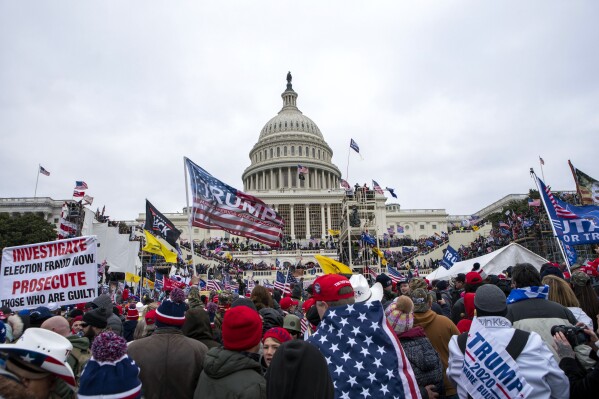 Ohio man charged with bringing massive ‘Trump’ sign to Capitol for rioters to use as a weapon