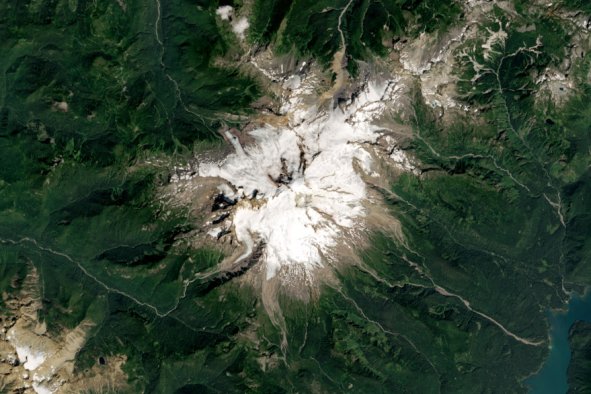 NASA Images Reveal Stark Changes on Washington's Mount Baker