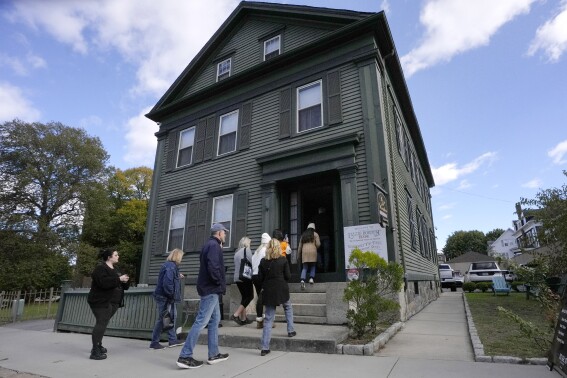 As Halloween approaches, tourists visit a home with a gruesome past and tunnels said to be haunted