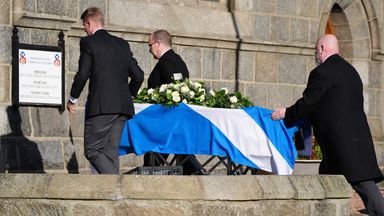 Alex Salmond remembered as 'outstanding' politician and 'dear friend' at funeral