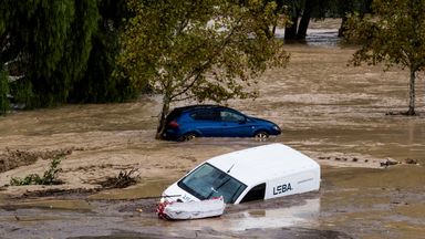 Flash floods in Spain leave at least 13 people dead