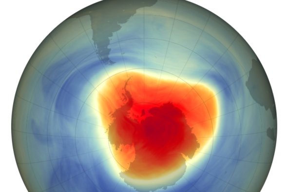 NASA Image Reveals Ozone Hole Three Times Size of US