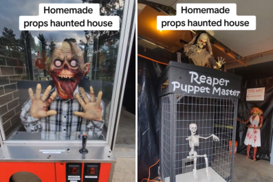 Man Builds Halloween Haunted House in His Garage, and It's Nightmare Fuel