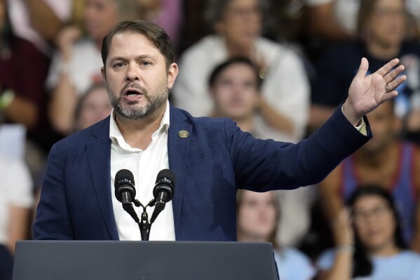 Democrat Ruben Gallego faces Republican Kari Lake in US Senate race in Arizona