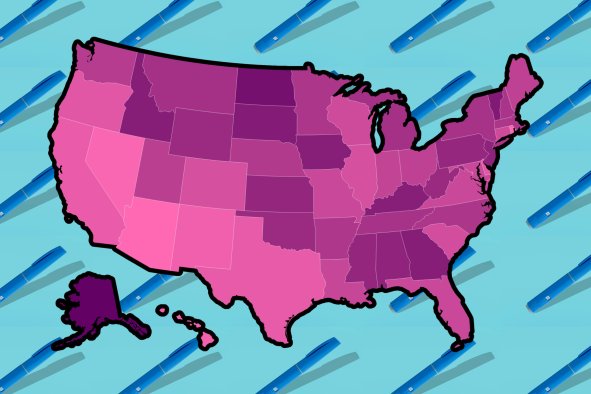 Map Shows States Where Weight Loss Drugs are Most Popular