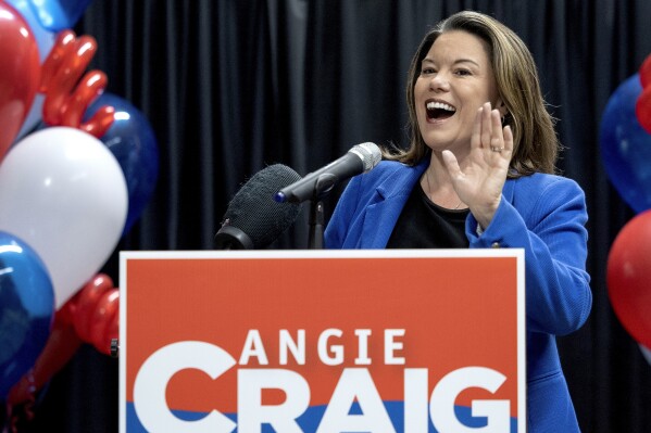 Democratic Rep. Angie Craig seeks a 4th term in Minnesota’s tightest congressional race