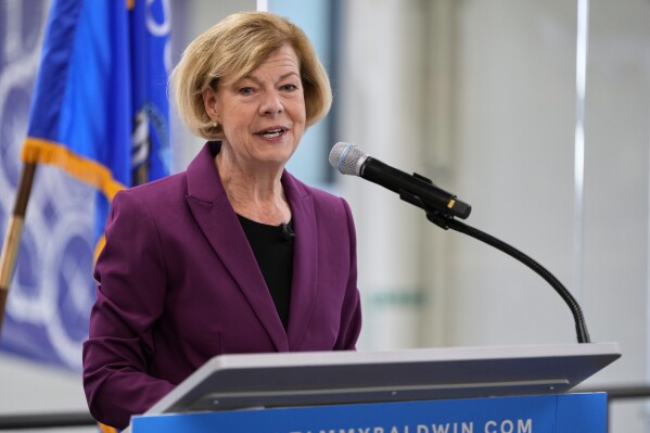 Wisconsin Democratic Sen. Tammy Baldwin pledges to work with Trump and calls for less division